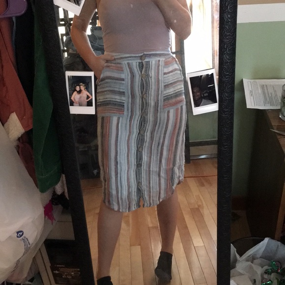 Blue rain Skirt - Picture 2 of 4